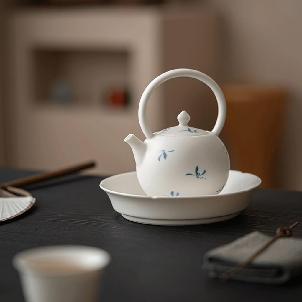 アンティーク 中国 招き猫ティーポット 置き物 陶器製 福招き猫ポット